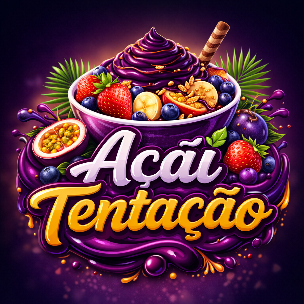 Logo de Açaí Tentação