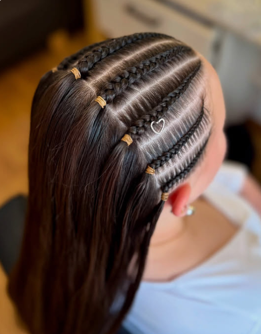 Trança nagô tiara simples 