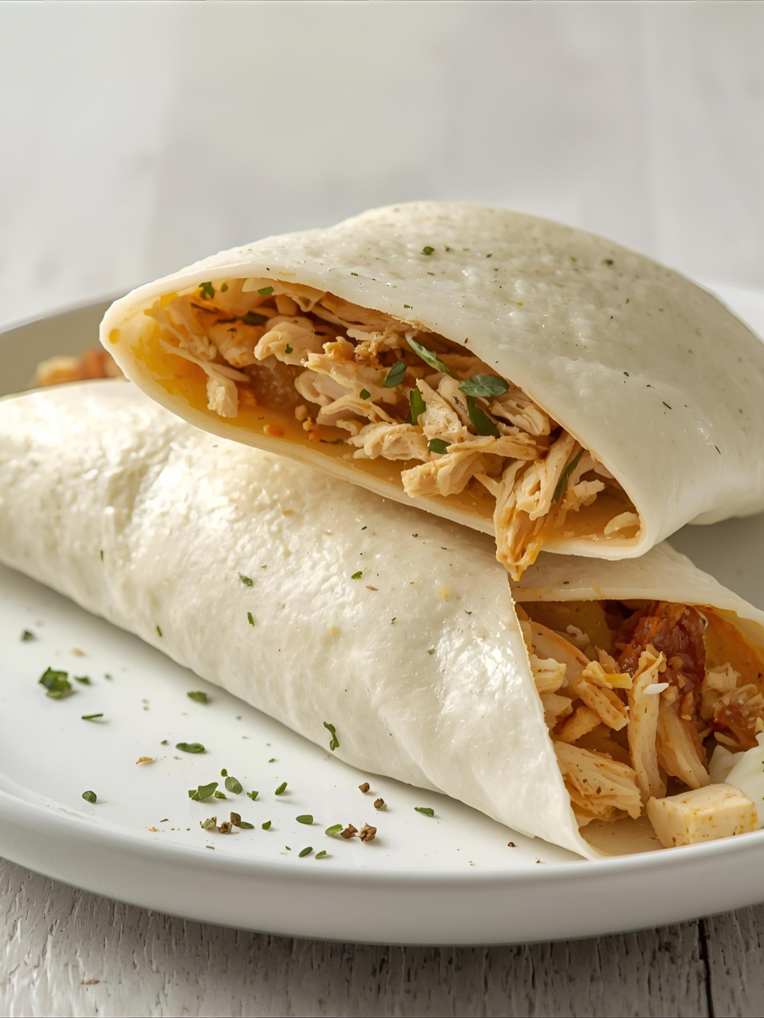 Tapioca Frango com Requeijão 