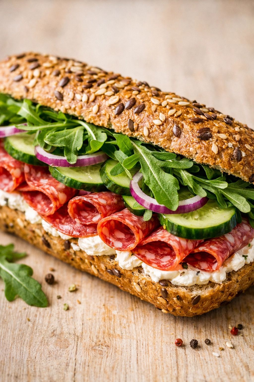 Bread Salame & Cream