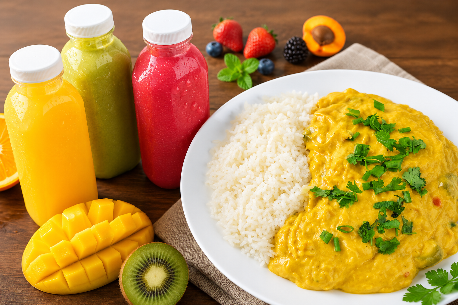 Vatapá + suco