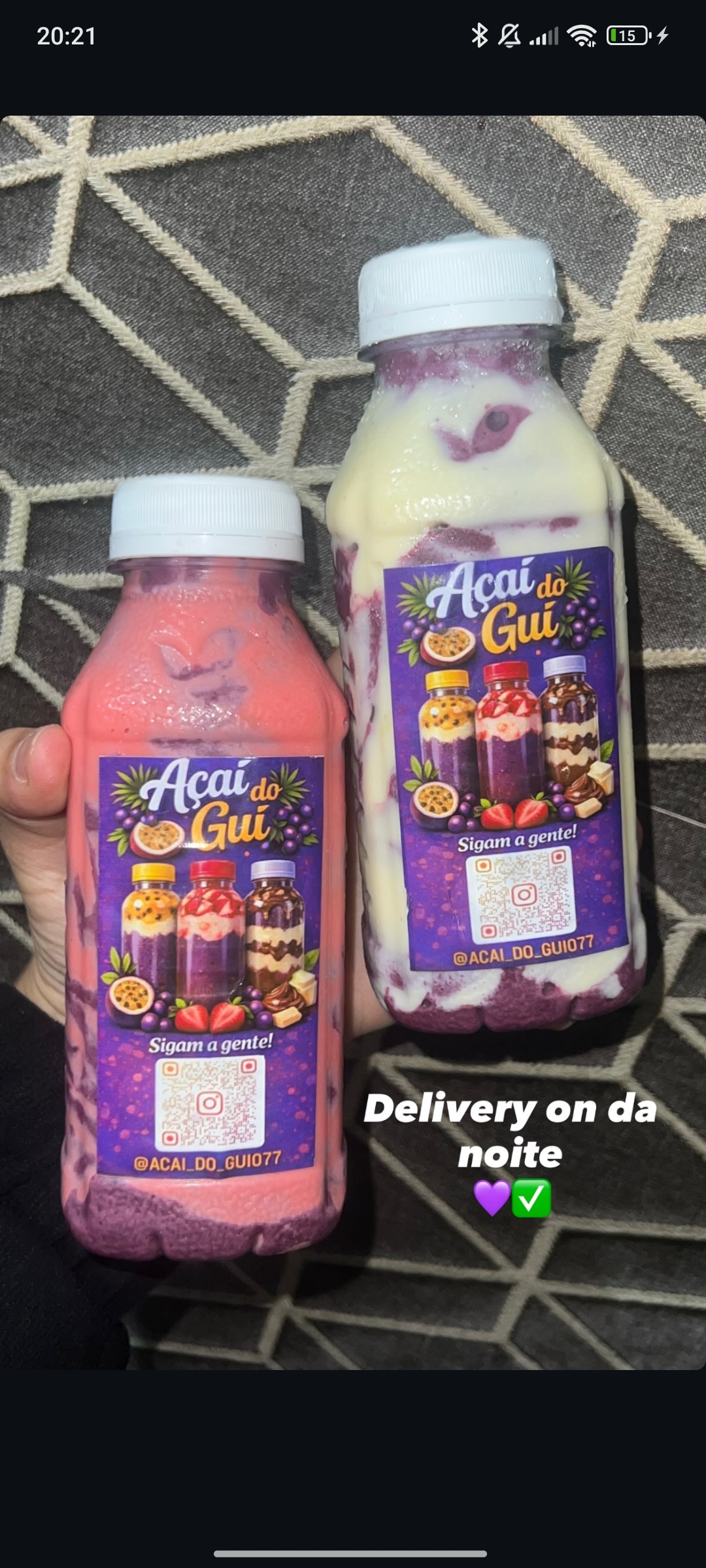 Açaí de garrafa 300 ML