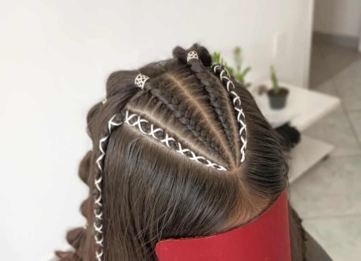 Trança nagô topo com bubbles